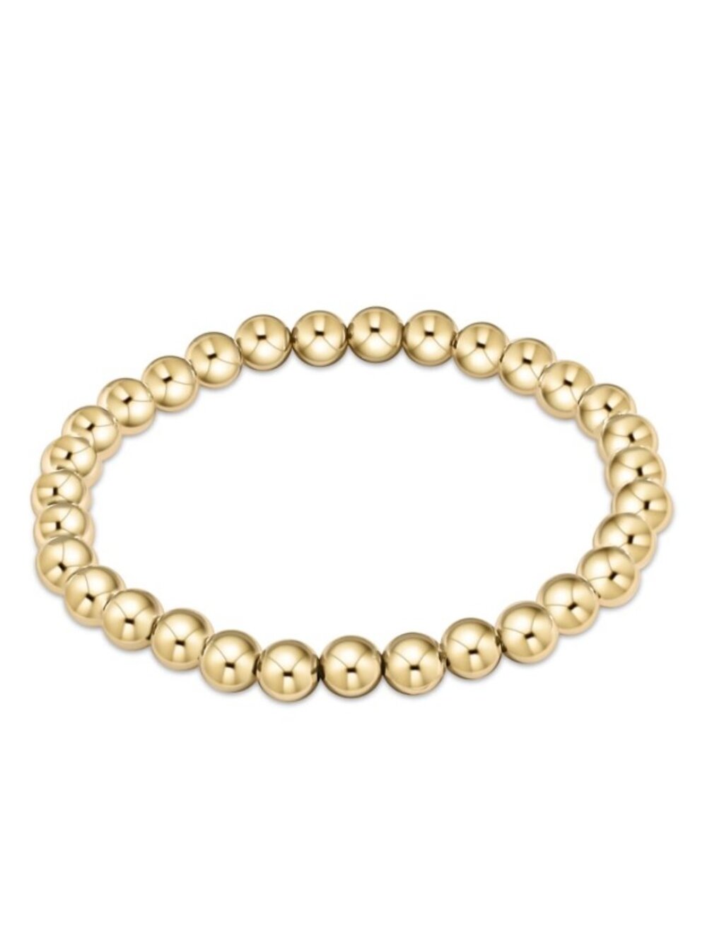 New NWT Enewton Classic 14kt Gold-filled 6mm Beads Stretch Stacked Bracelet